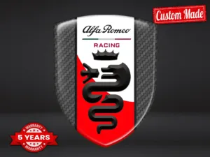 Alfa Romeo Pegatina Puerta Automática Deporte Estrella Personalizable